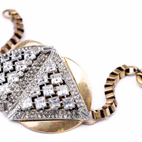 Vintage Chunky Charm Bracelet - Thumbnail 1