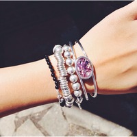 [SALE] Amethyst Opal Bracelet - Thumbnail 4