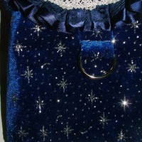 Midnight Blue and Silver Star Vest/Harness - Thumbnail 1