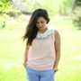 Pink Scalloped Top-2