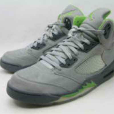 Jordan retro 5 green bean