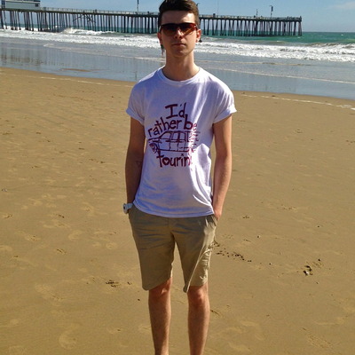 I'd rather be touring - in white