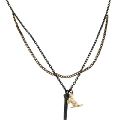 Tree rat and nail necklace