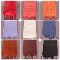 Thai Silk Scarves - Large - Thumbnail 2
