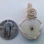 Sterling Silver wire wrapped Solar Quartz pendant-1