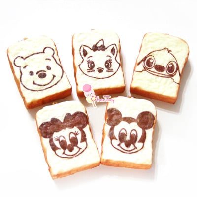 Disney toast squishies (scented)