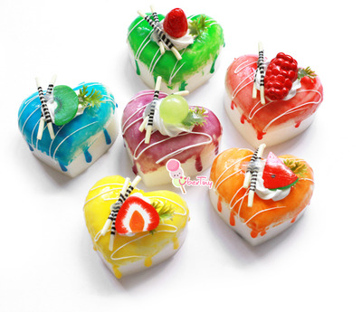 Heart Jelly Cake Squishies