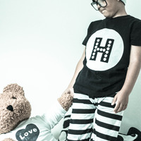 Marquee Alphabets T-shirt / Onesie Personalize Custom Made New Design - Thumbnail 4