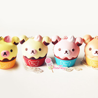 Rilakkuma Squishy in a Cupcake - and friends - Thumbnail 1