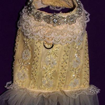 Lovely vest/harness vintage material