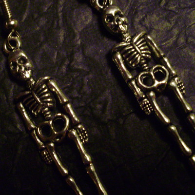 Skeleton earrings