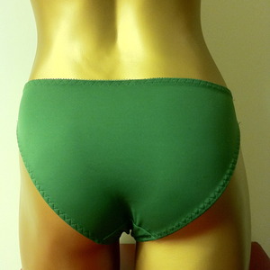 Green Polka Dot Panty - Size S - Thumbnail 1