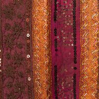 (B) Skinny Chocolate Brown Tapestry - Thumbnail 1