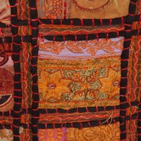 Terra Cotta Patchwork Tapestry - Thumbnail 3