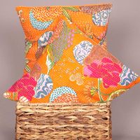 Kantha Pillow Covers - Thumbnail 1