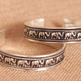 Sterling Silver Elephant Bracelet-1