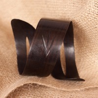 Carved Wooden Cuff Bracelet  - Thumbnail 2