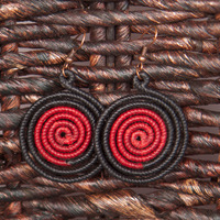 Thai Circle Earrings - Thumbnail 4