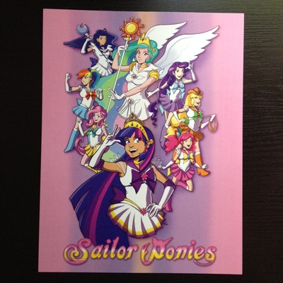 Sailor ponies print