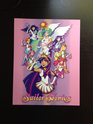 Sailor ponies print