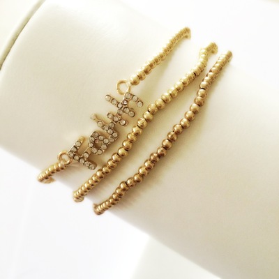 Felicia- beaded faith stack