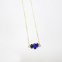 Blue Lapis Stone Necklace  - 14k Gold Filled - Thumbnail 1