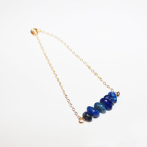 Blue Lapis Stone Bracelet  - 14k Gold Filled