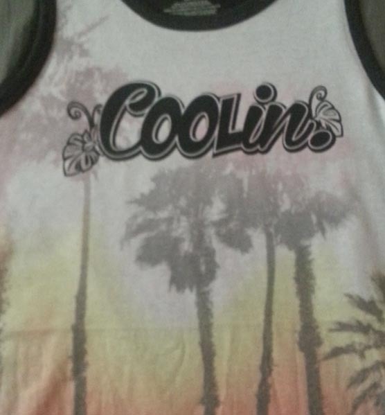 Coolin. Palm Trees Printed Tank