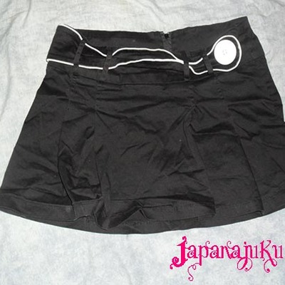 Black mini skirt sz. s - Thumbnail 4