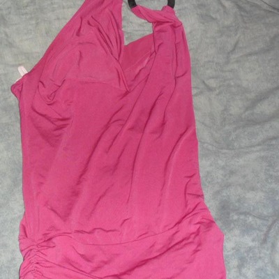 Fuchsia half dress sz. s