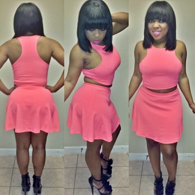 Check up set (coral)