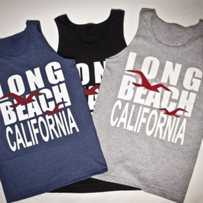 Lb hollister unisex tank