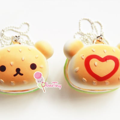 Rilakkuma heart burger