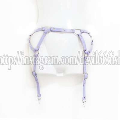 garter belt (purple)
