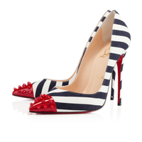 CHRISTIAN LOUBOUTIN GEO PUMP 120 MM RED - Thumbnail 1