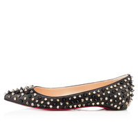 CHRISTIAN LOUBOUTIN PIGALLE SPIKES FLAT BLACK/MIX - Thumbnail 2