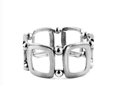 Silver Squared Bracelet