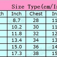 Cute Puppy Pet Cat Dog Sweater Knitwear Coat Apparel Clothes 6 Sizes - Thumbnail 1