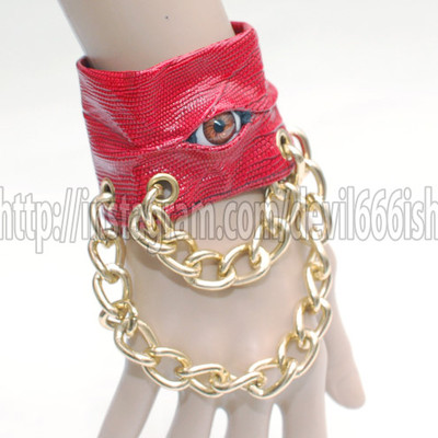  muscle texture eyeball chain bangle