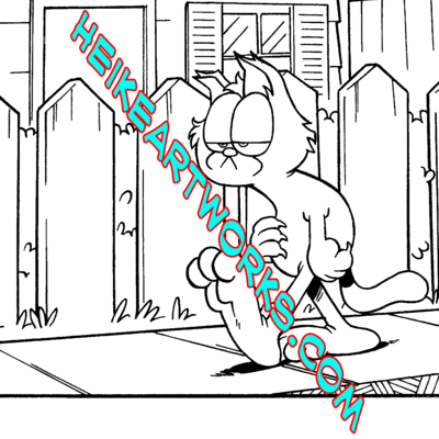 Garfield #8 "santa mouse" story page 3 inks from boom studios