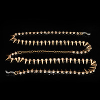 Sparkling spikes(Glod)Glasses chain - Thumbnail 1