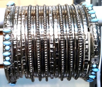 Blue Stone Bangles