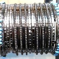 Blue Stone Bangles