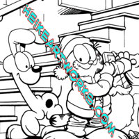 Garfield #8 "Santa Mouse" story page 8 inks from Boom Studios. - Thumbnail 1