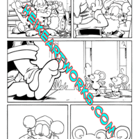 Garfield #8 "Santa Mouse" story page 8 inks from Boom Studios. - Thumbnail 2