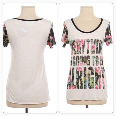 Be alright flora tee - Thumbnail 2