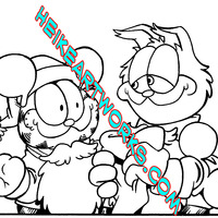 Garfield #8 "Santa Mouse" story page 11 inks from Boom Studios - Thumbnail 2