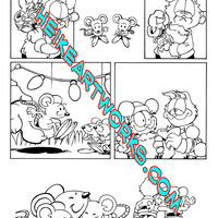 Garfield #8 "Santa Mouse" story page 11 inks from Boom Studios - Thumbnail 3