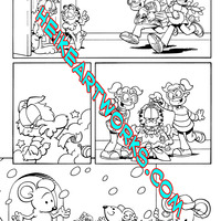 Garfield #8 "Santa Mouse" story page 12 inks from Boom Studios - Thumbnail 1