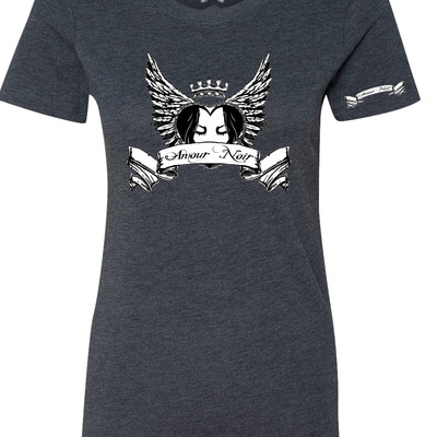 Amour noir women's triblend t-shirt 